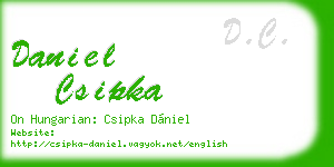 daniel csipka business card